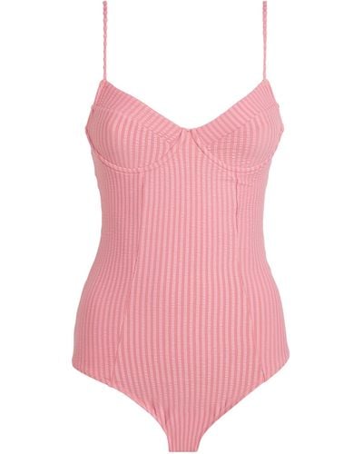 Evarae Striped Quinn Swimsuit - Pink