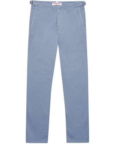 Orlebar Brown Stretch-cotton Fallon Trousers - Blue