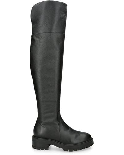 Aquazzura Leather Whitney Over-the-knee Boots - Black