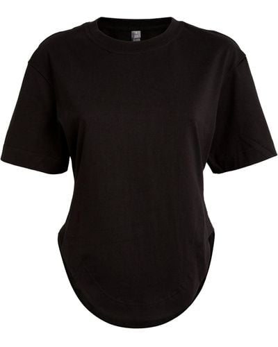 adidas By Stella McCartney Sportswear Curved-hem T-shirt - Black