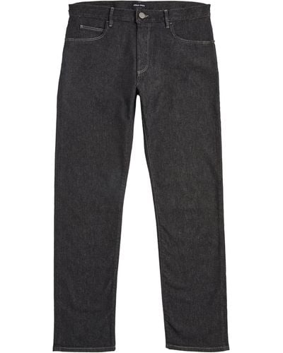 Giorgio Armani Straight Mid-rise Jeans - Gray
