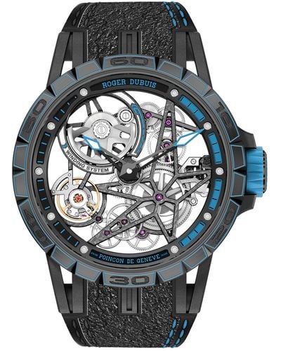 Roger Dubuis X Pirelli Titanium Excalibur Spider Watch 45mm - Gray