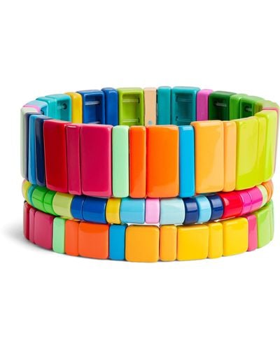 Roxanne Assoulin Starburst Bracelets (set Of 3) - Multicolor