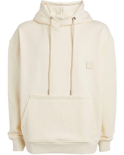 WOOYOUNGMI Cotton Floral Logo Hoodie - White