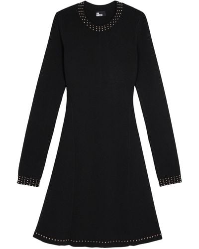 The Kooples Studded Mini Dress - Black