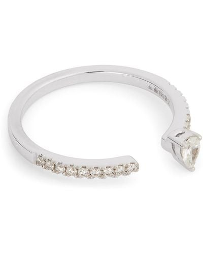 PERSÉE White Gold And Diamond Open Hera Ring