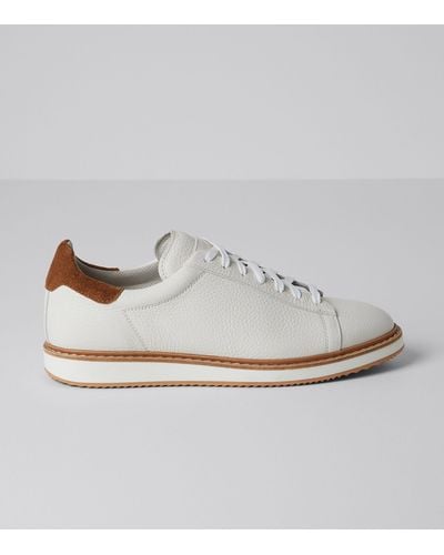 Brunello Cucinelli Leather Low-top Sneakers - Natural