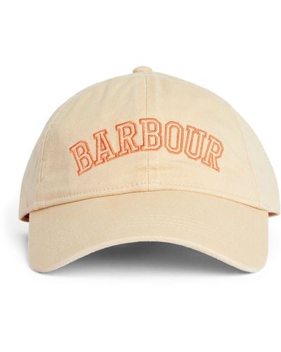 Barbour Embroidered Emily Baseball Cap - Natural