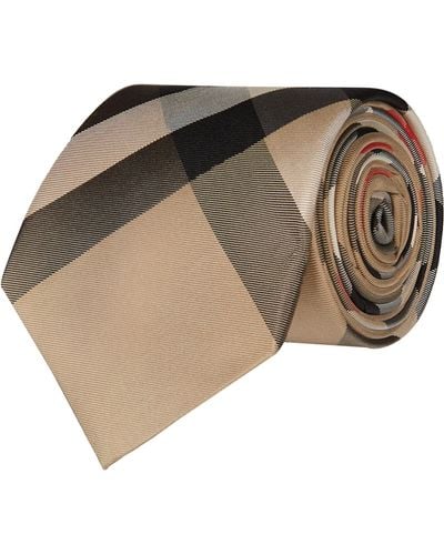 Burberry Silk Check Tie - Multicolour