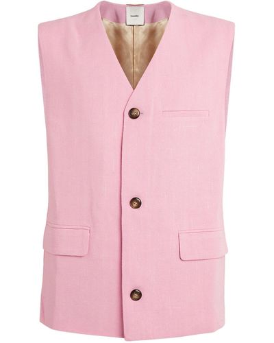 Nanushka Tailored Semme Waistcoat - Pink