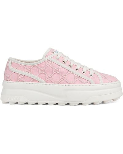 Gucci Gg Tennis 1977 Trainers - Pink