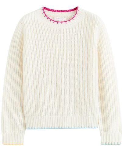 Chinti & Parker Wool-cashmere Sweater - White