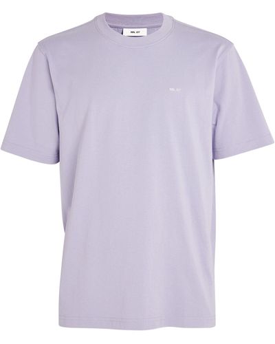 NN07 Cotton Logo T-shirt - Purple