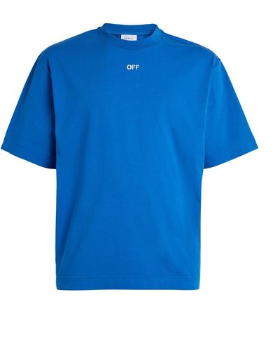 Off-White c/o Virgil Abloh Scribble Diagonals T-shirt - Blue
