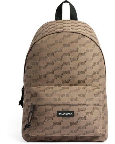 Balenciaga Signature Backpack - Brown