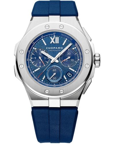 Chopard Stainless Steel Alpine Eagle Watch 44mm - Blue