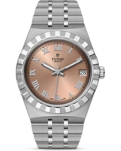 Tudor Sterling Silver Royal Watch 34mm - Grey