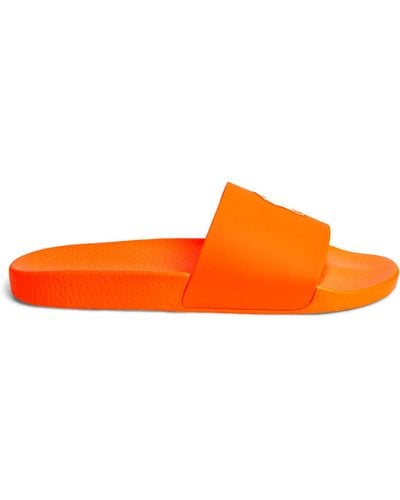 Polo Ralph Lauren Polo Pony Slides - Orange
