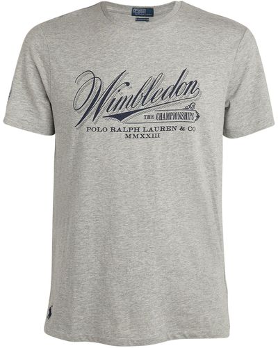 RLX Ralph Lauren X Wimbledon Logo T-shirt - Grey