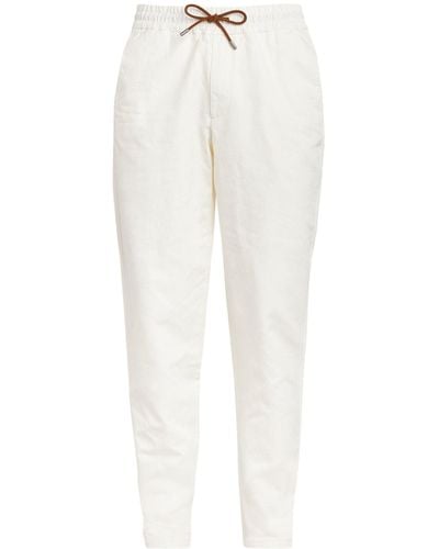 Sease Cotton-linen Summer Mindset Pants - White