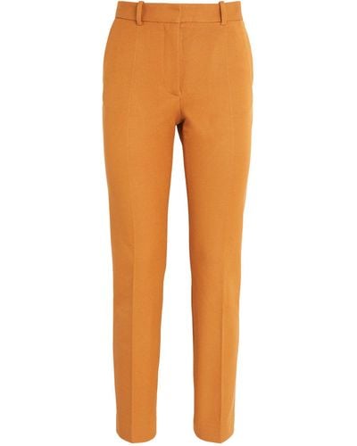 JOSEPH Gabardine Coleman Pants - Orange