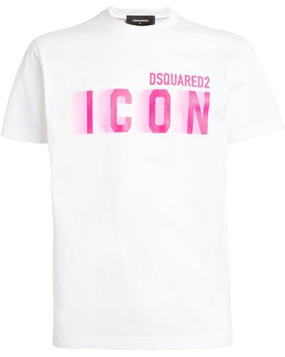 DSquared² Cotton Icon T-shirt - Pink