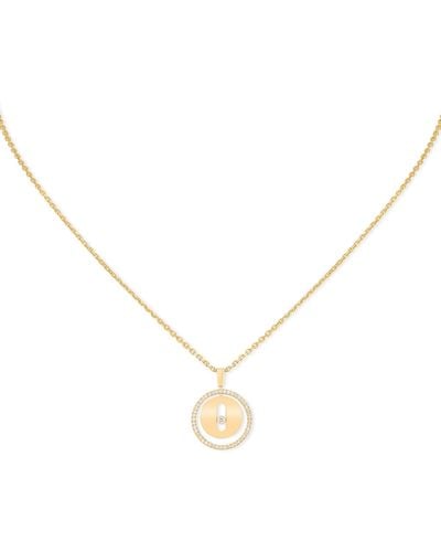 Messika Yellow Gold And Diamond Lucky Move Necklace - Metallic