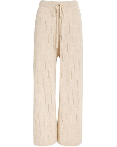 Lauren Manoogian Cotton-linen Trousers - Natural