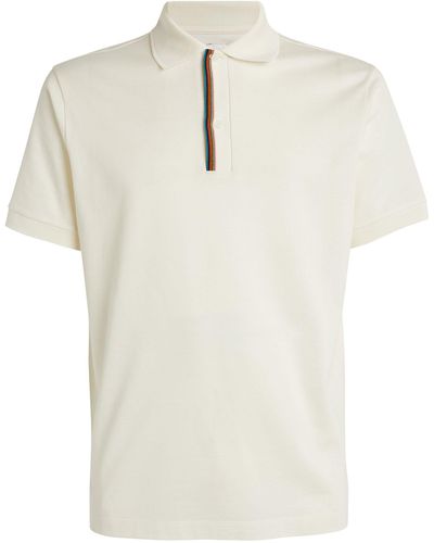 Paul Smith Signature Stripe Polo Shirt - White