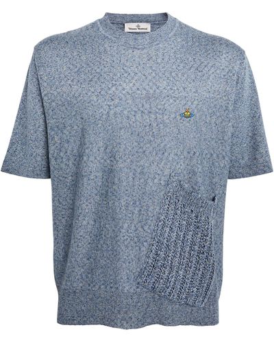 Vivienne Westwood Knitted Orb T-shirt - Blue