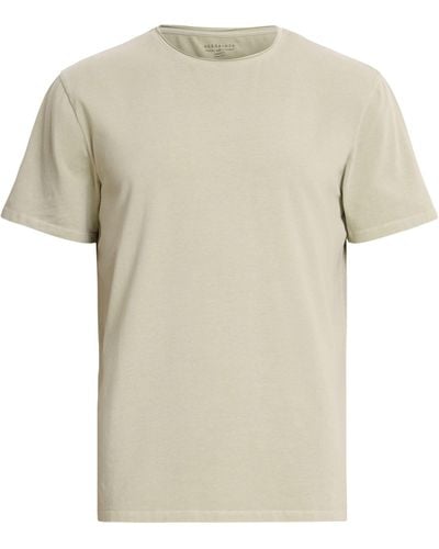 AllSaints Stretch-cotton Bodega T-shirt - Natural