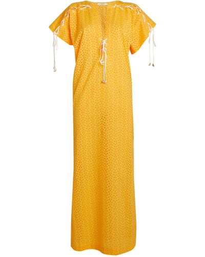 Marysia Swim Cotton Nantucket Maxi Dress - Yellow