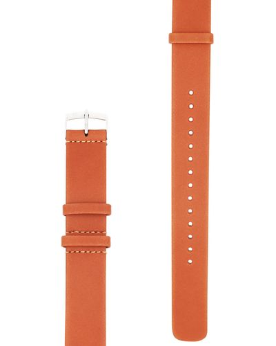 Jean Rousseau Nato Leather Watch Strap (20mm) - White