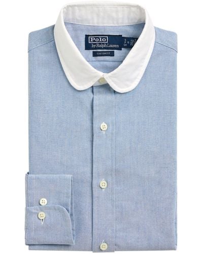 Polo Ralph Lauren Organic Cotton Striped Shirt - Blue