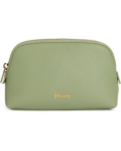 Harrods Oxford Cosmetic Bag - Green