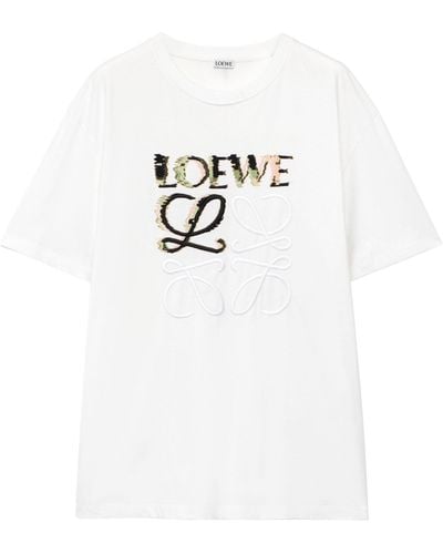 Loewe Glitch Anagram T-shirt - White