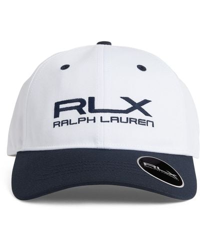 RLX Ralph Lauren Contrast-trim Logo Cap - White