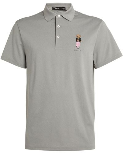 RLX Ralph Lauren Golf Polo Bear Polo Shirt - Grey