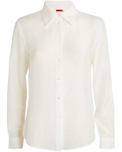 MAX&Co. Cotton-silk Shirt - White