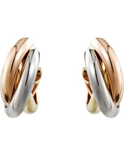 Cartier Trinity De Earrings - Metallic