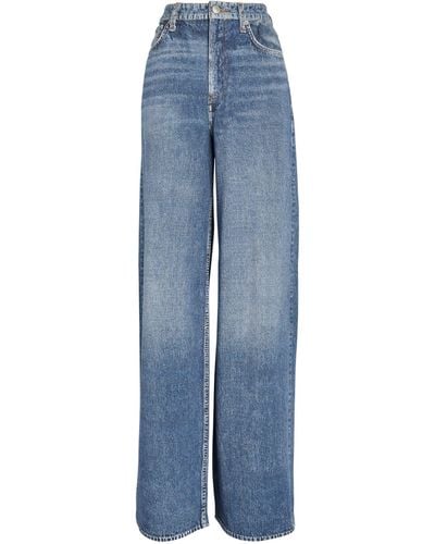 Rag & Bone Miramar Sofie Wide-leg Jeans - Blue