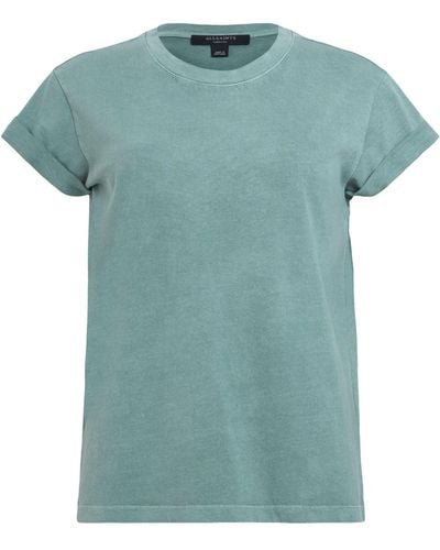 AllSaints Organic Cotton Anna T-shirt - Blue
