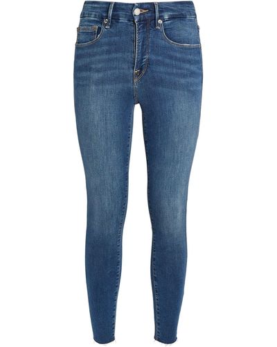 GOOD AMERICAN High-rise Good Legs Cropped Skinny Jeans - Blue