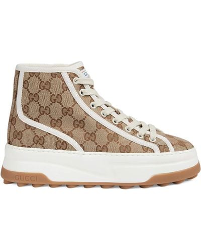 Gucci GG Canvas High-top Sneaker - Natural