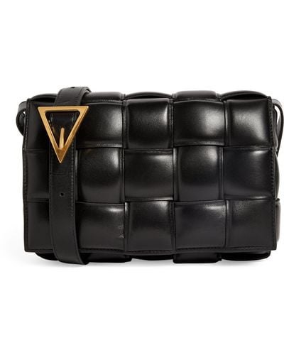 Bottega Veneta Leather Padded Cassette Cross-body Bag - Metallic