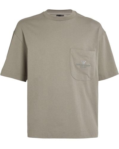Emporio Armani Logo Pocket T-shirt - Grey