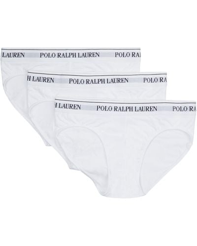 Polo Ralph Lauren Low-rise Briefs (3-pack) - White