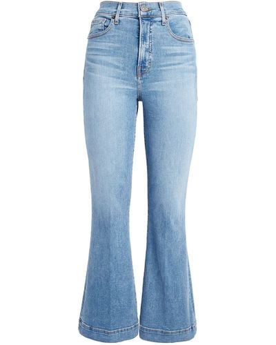 Veronica Beard Carson Ankle-flare Jeans - Blue