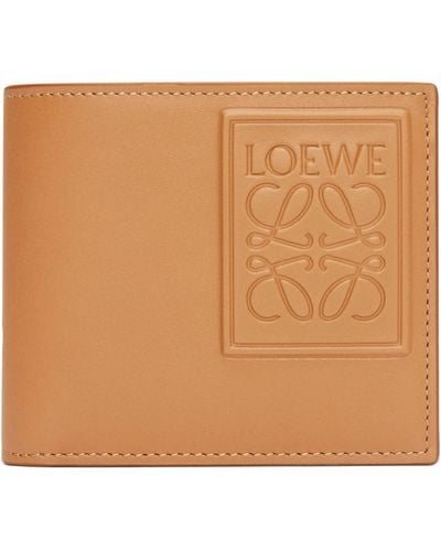 Loewe Leather Bifold Wallet - Brown