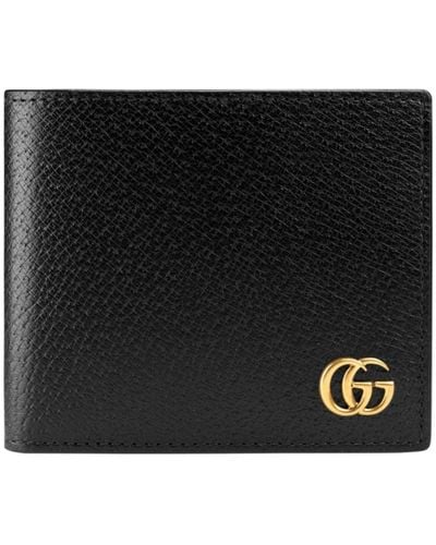 Gucci Leather Gg Marmont Coin Wallet - Black